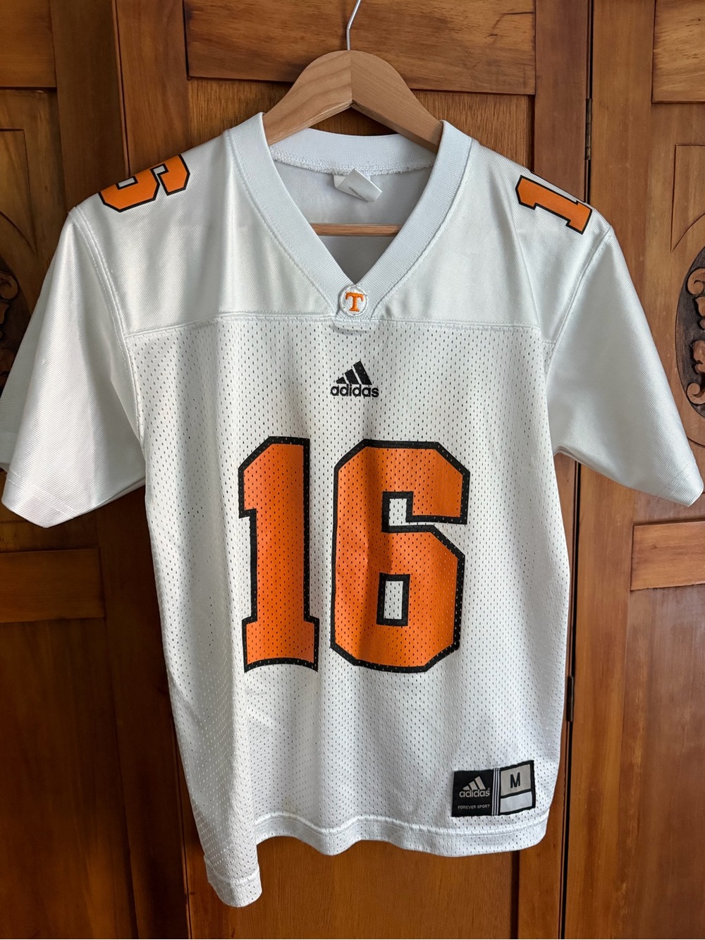 adidas Youth Tennessee Volunteers Football Jersey with Manning 16